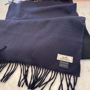 Hermes Cashmere Scarf-Unie Brodee muffler